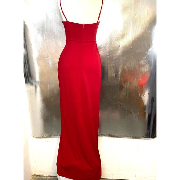 DB Studio Crepe Corset Sheath Formal Dress - Picture 2 of 10